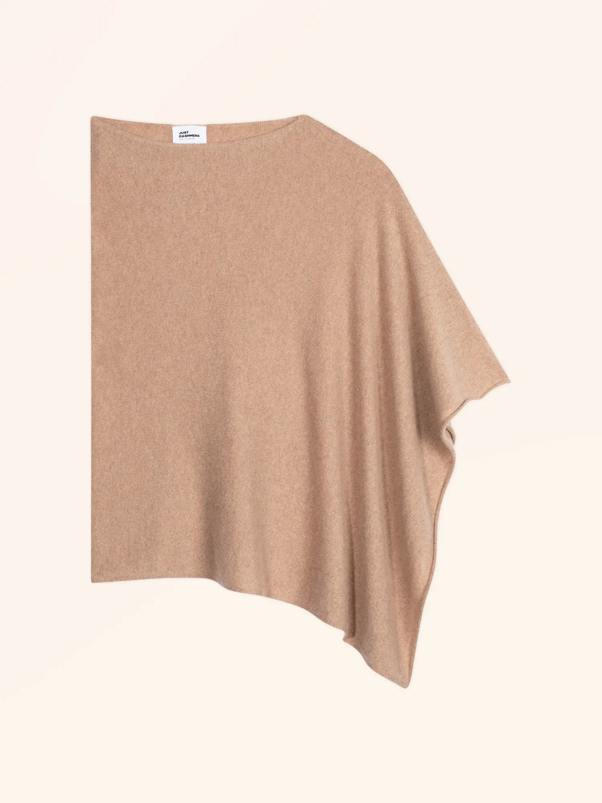 MEREDITH Poncho Camel Chiné