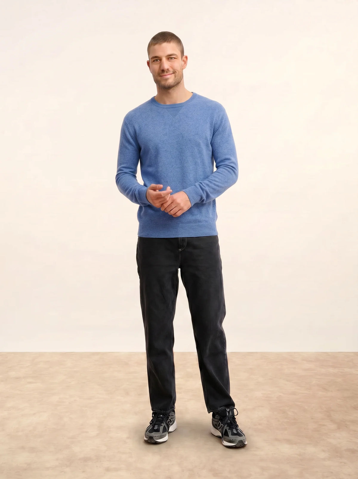 NOE Pull Col Rond Ciel