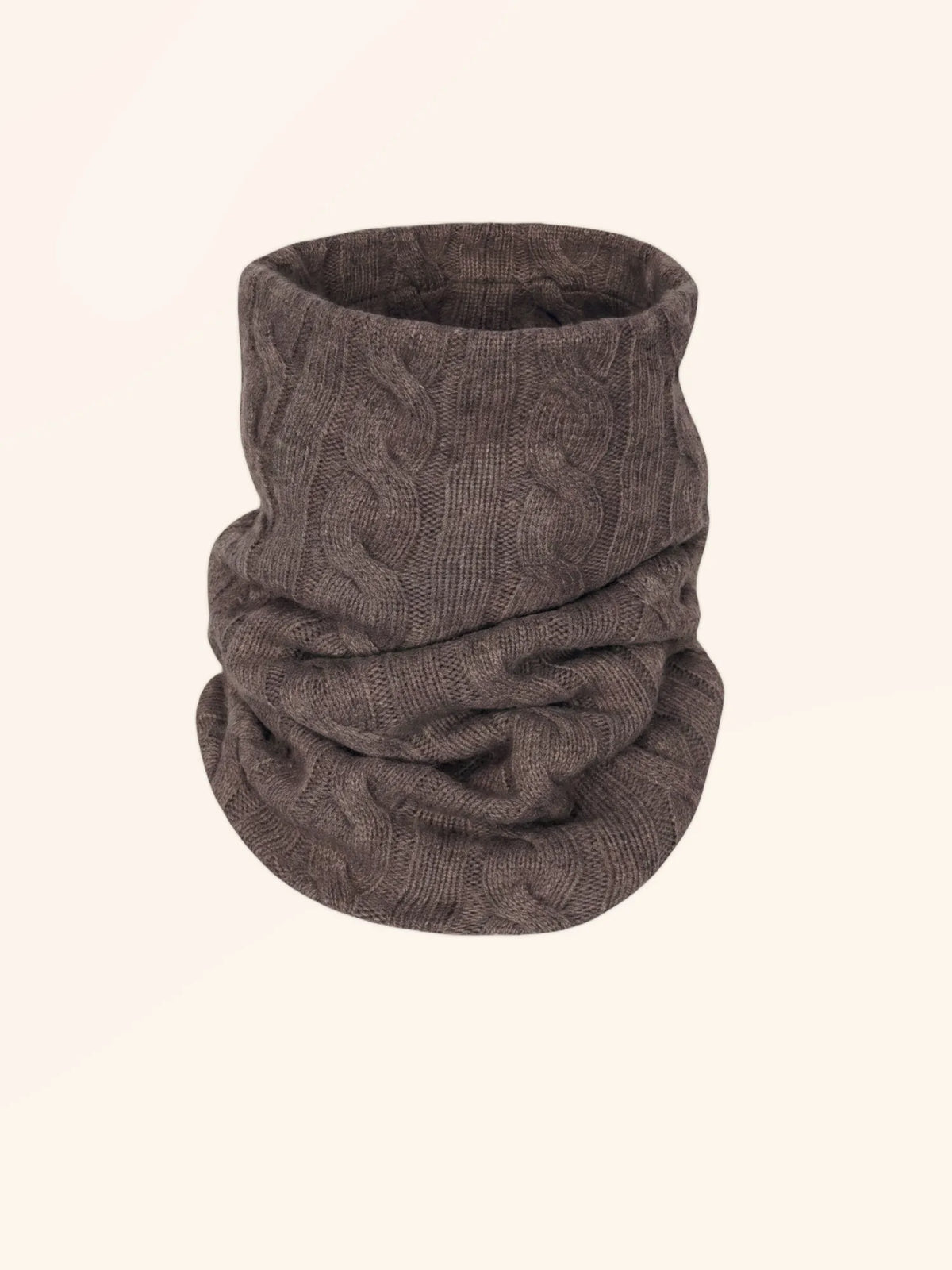 ROBBIE Tour de Cou 4 Fils Taupe Chiné
