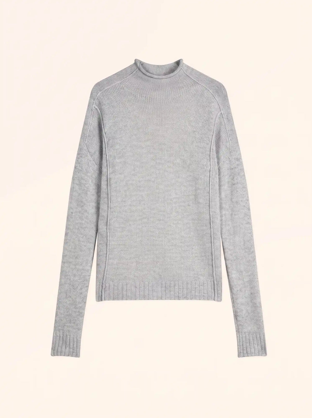 GLACIELA Pull Col Montant 4 Fils Nuage Chiné