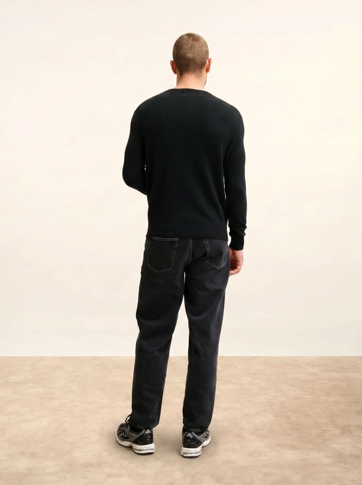 WALT Pull Col V Noir