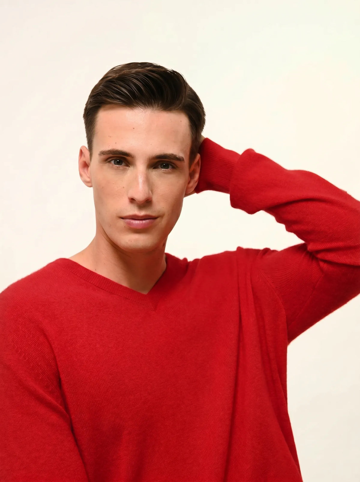 WALT Pull Col V Rouge