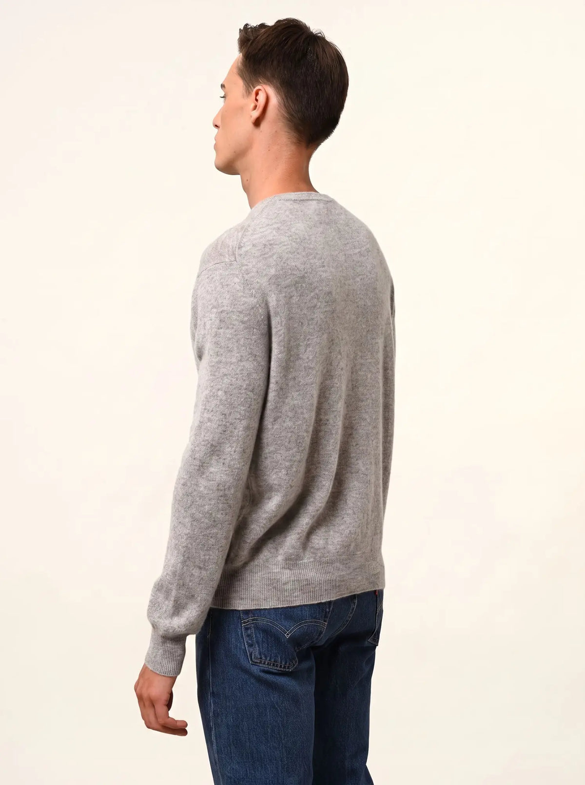 HOWARD Pull Col Rond Nuage Chiné