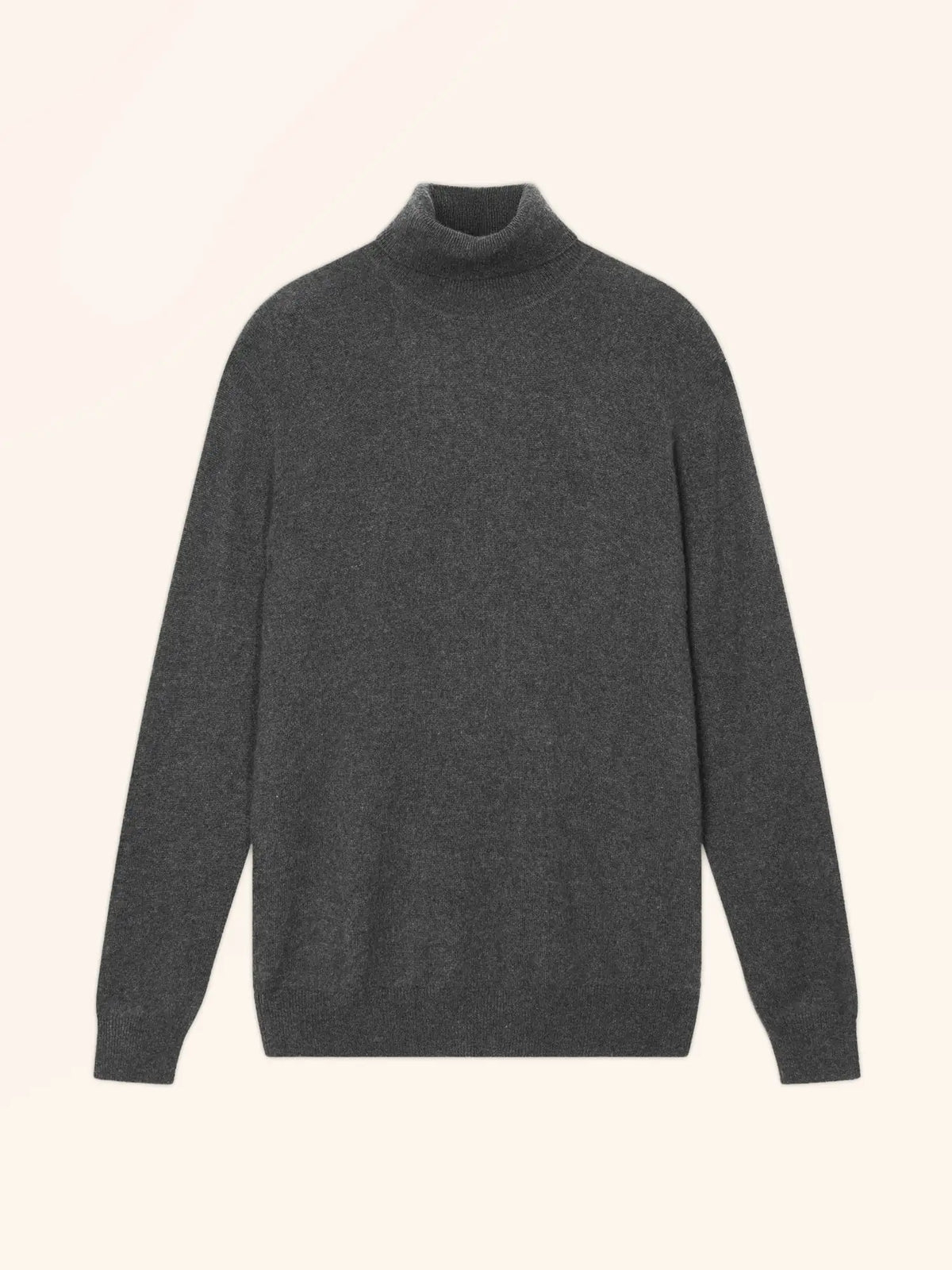 CONNOR Pull Col Roulé Anthracite Chiné