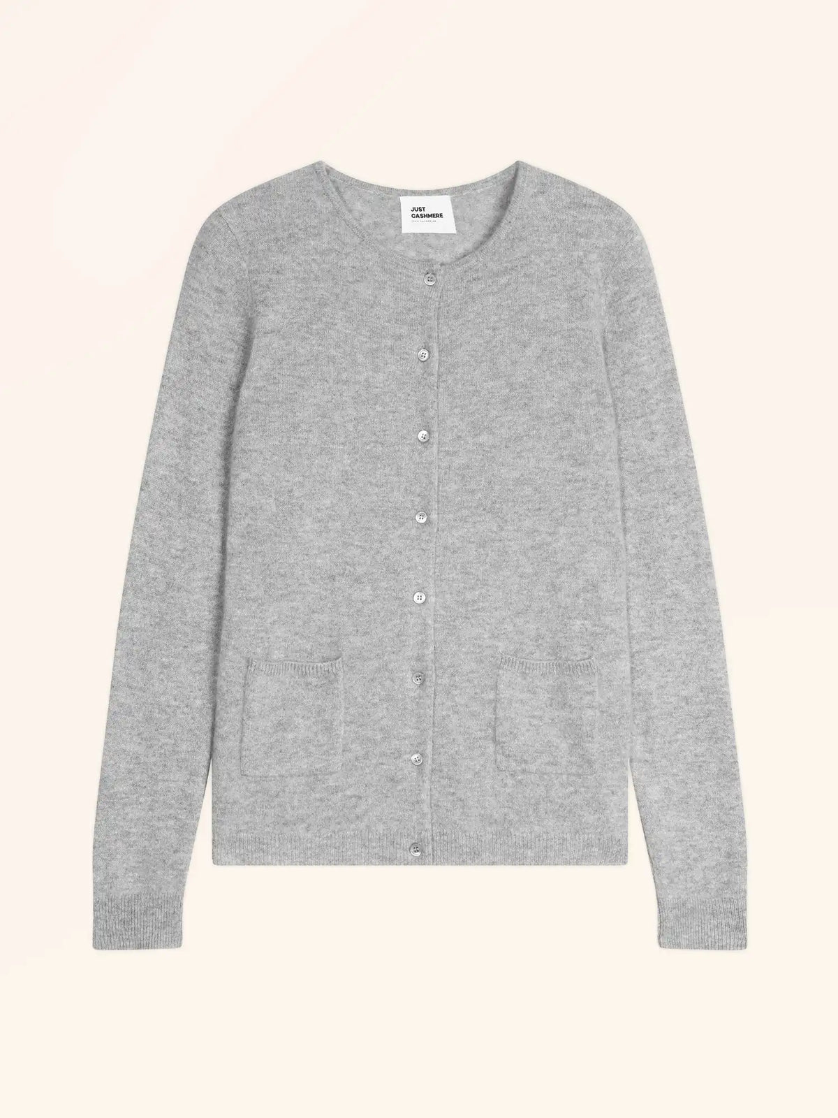 KATHARINE Cardigan Col Rond Nuage Chiné