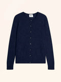 KATHARINE Cardigan Col Rond Bleu Marine