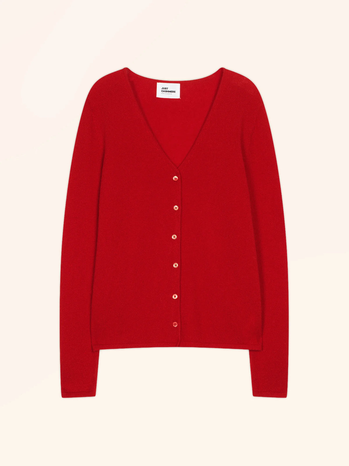 NORMA Cardigan Col V Rouge