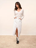 NORMA Cardigan Col V Neige