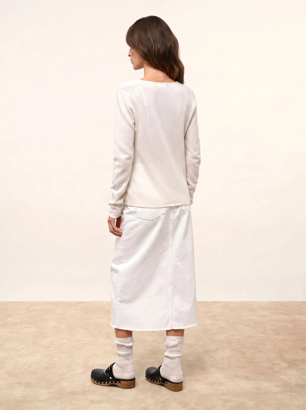 NORMA Cardigan Col V Neige