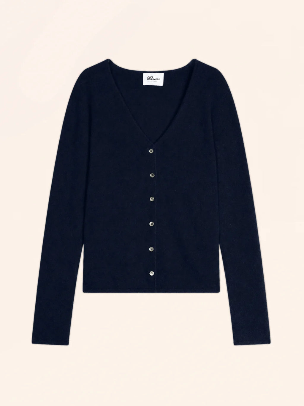 NORMA Cardigan Col V Bleu Marine