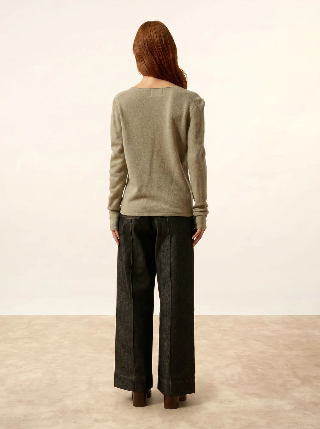 NORMA Cardigan Col V Olive