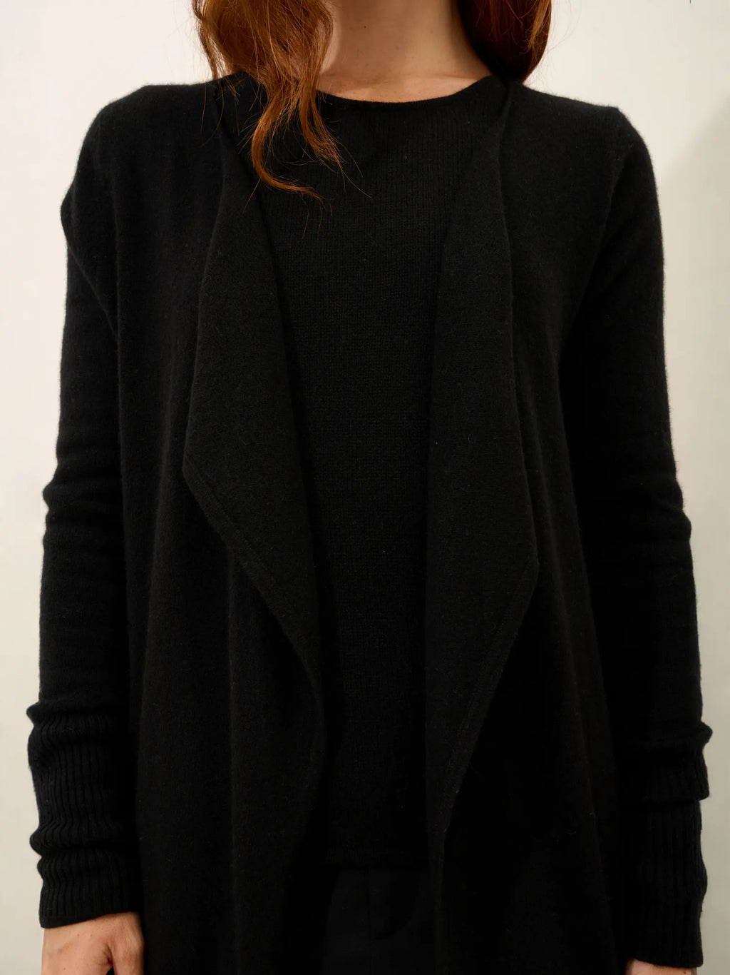 BROOKE Lange Jacke Schwarz