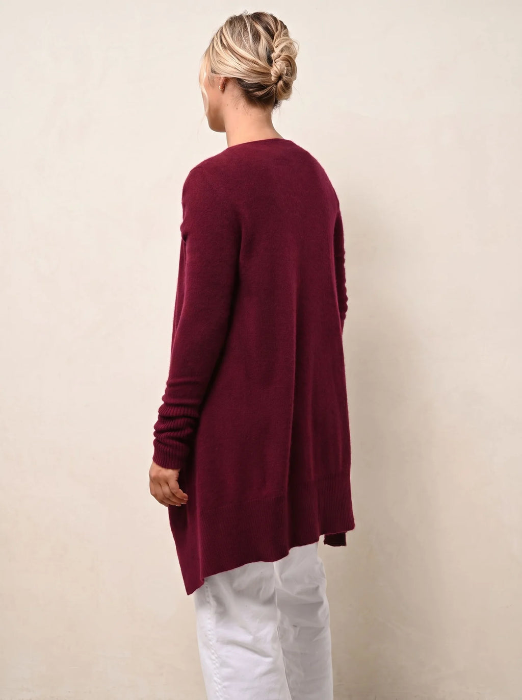 BROOKE Lange Jacke Bordeaux