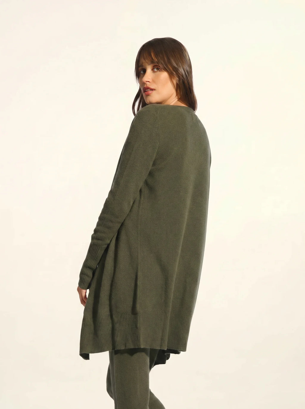 BROOKE Veste Longue Kaki