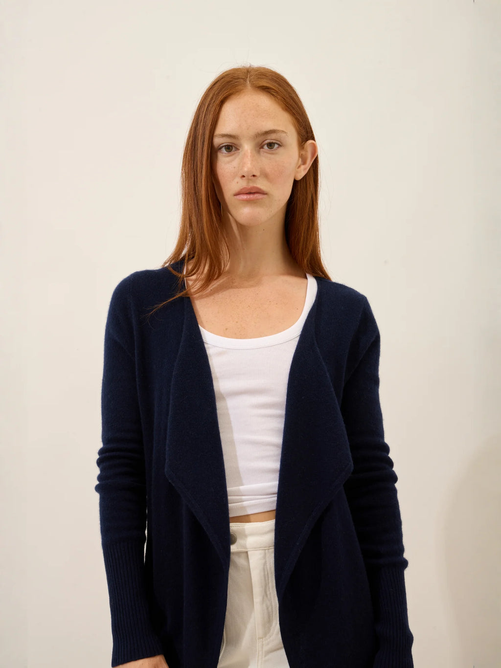 BROOKE Lange Jacke Marineblau