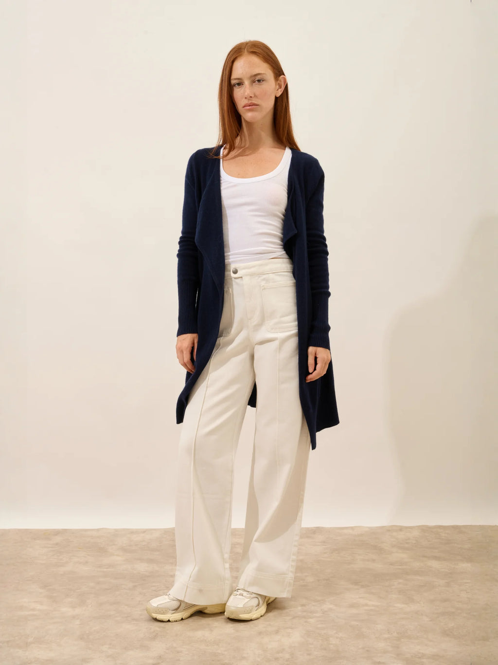 BROOKE Lange Jacke Marineblau