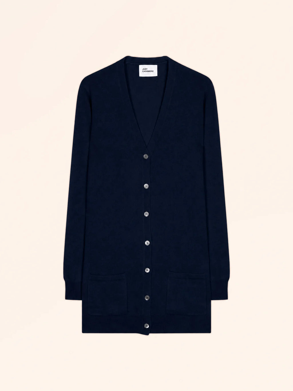 TOMMIE Cardigan Col V Bleu Marine