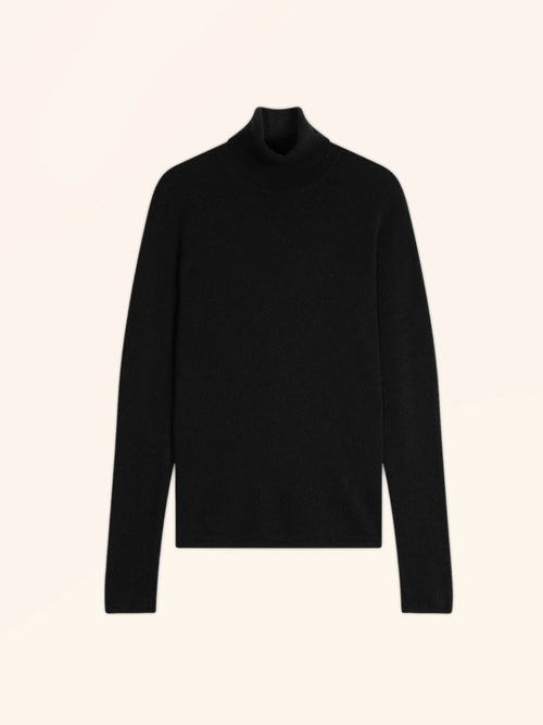 AVA Pullover Rollkragen Schwarz