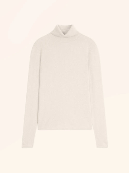 AVA Pullover Rollkragen Schneeweiß