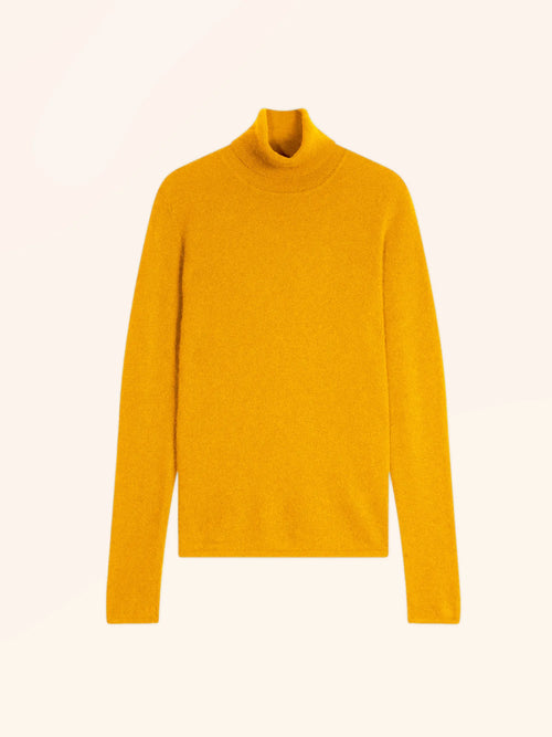 AVA Pullover Rollkragen Kurkumagelb