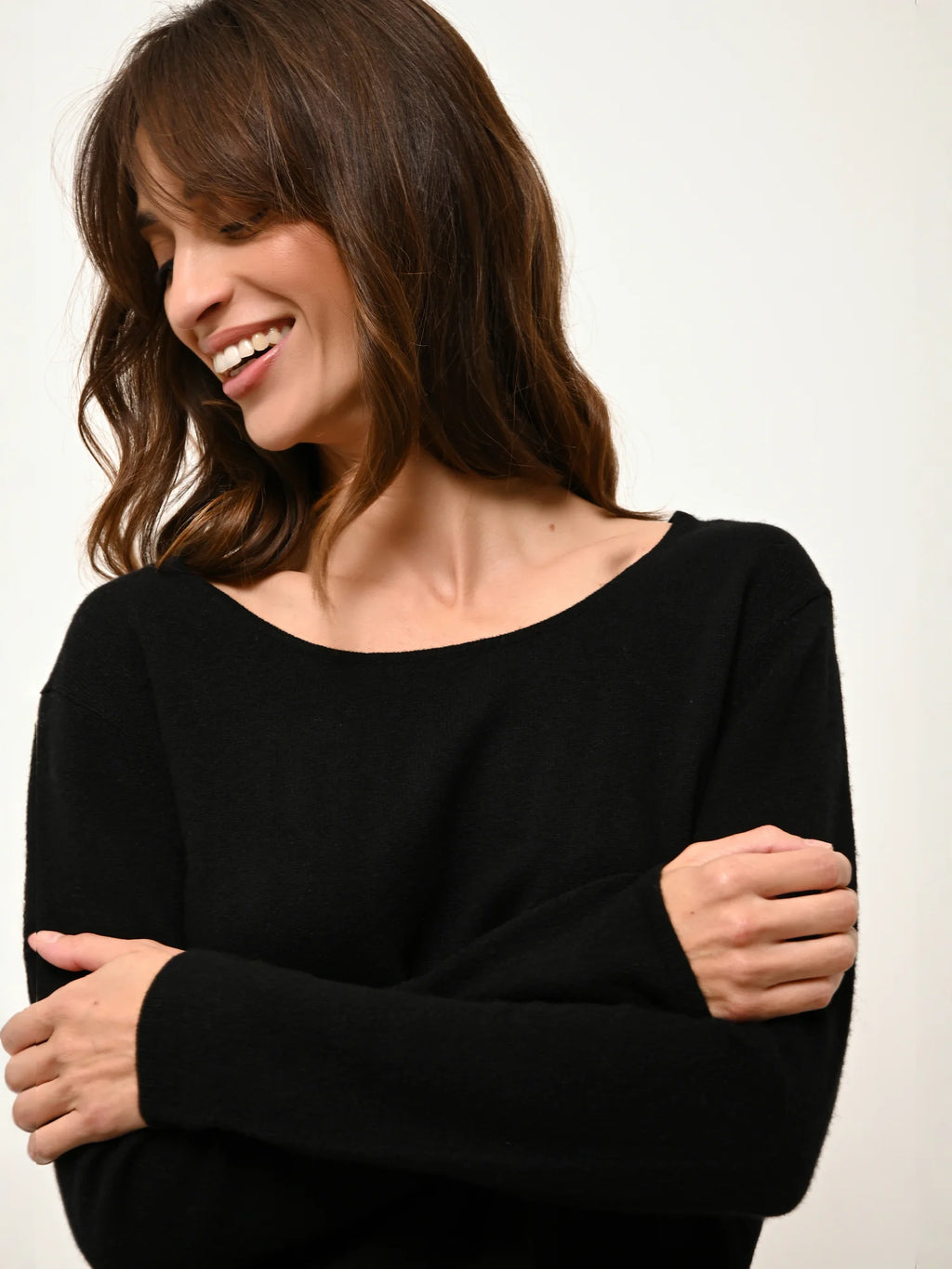 FIONA Sweater Crew Neck Black