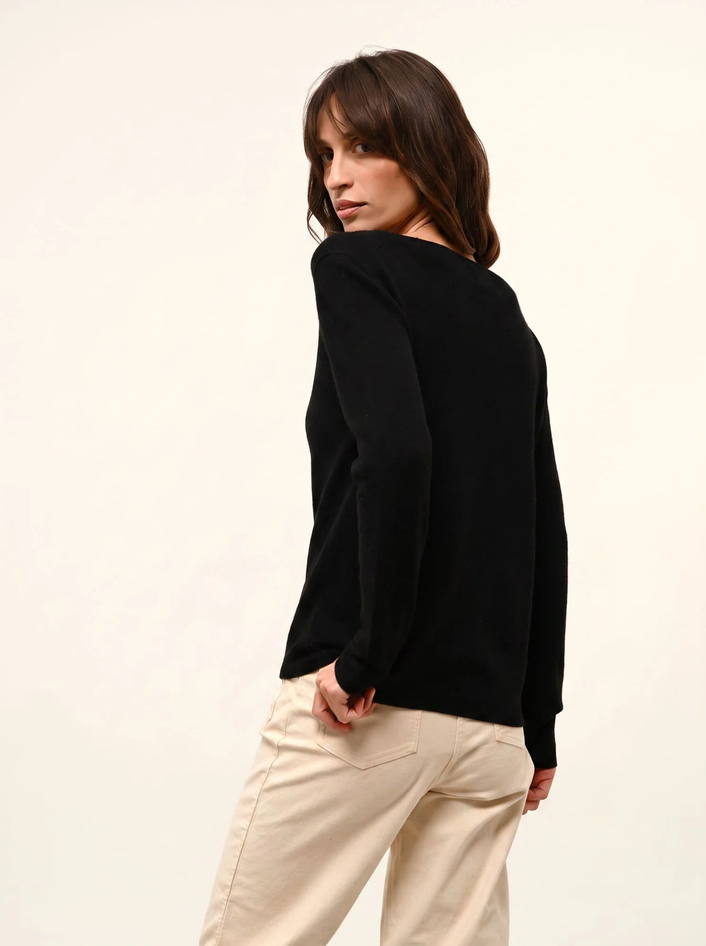 FIONA Sweater Crew Neck Black