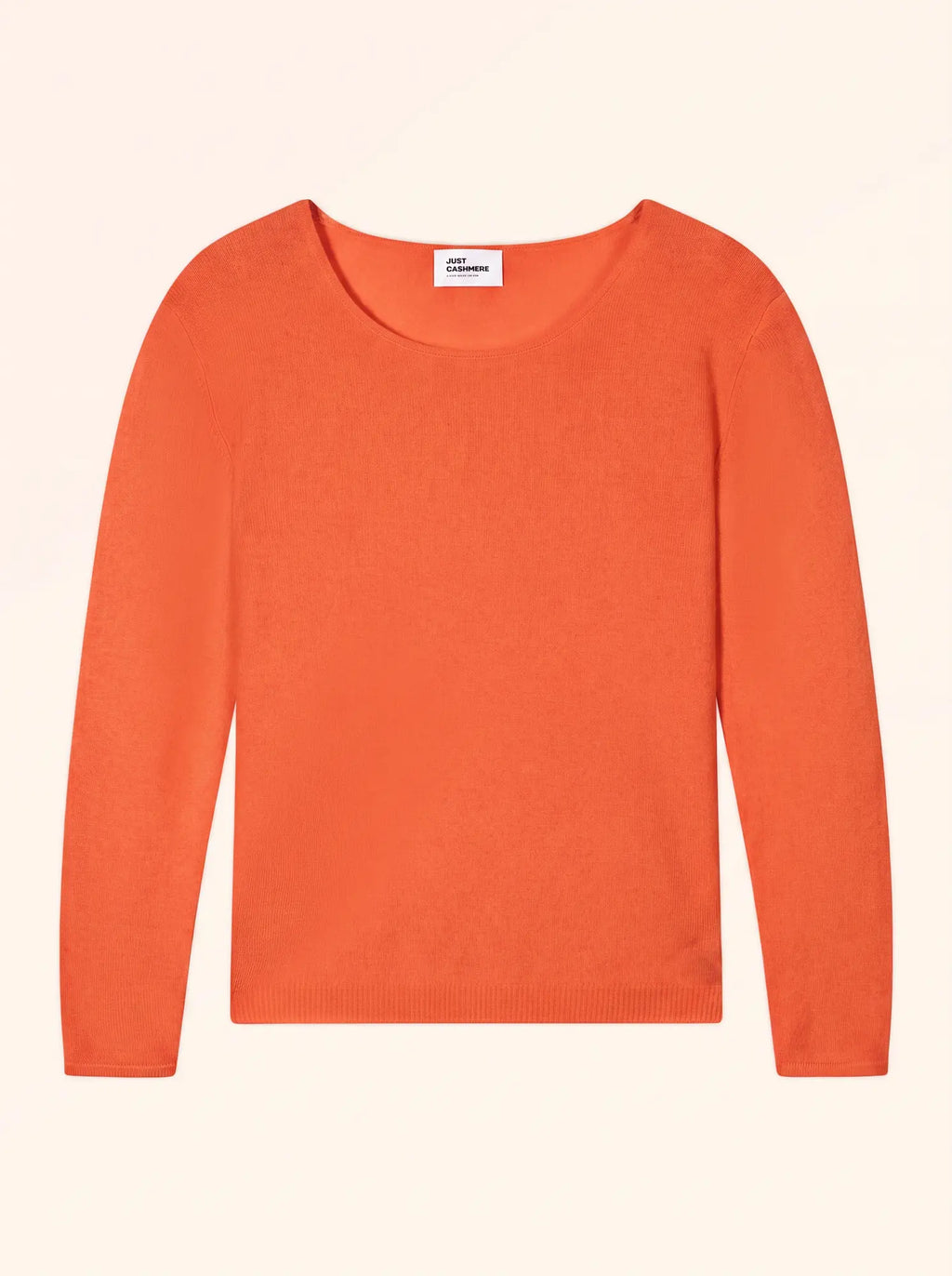 FIONA Pull Col Rond Orange