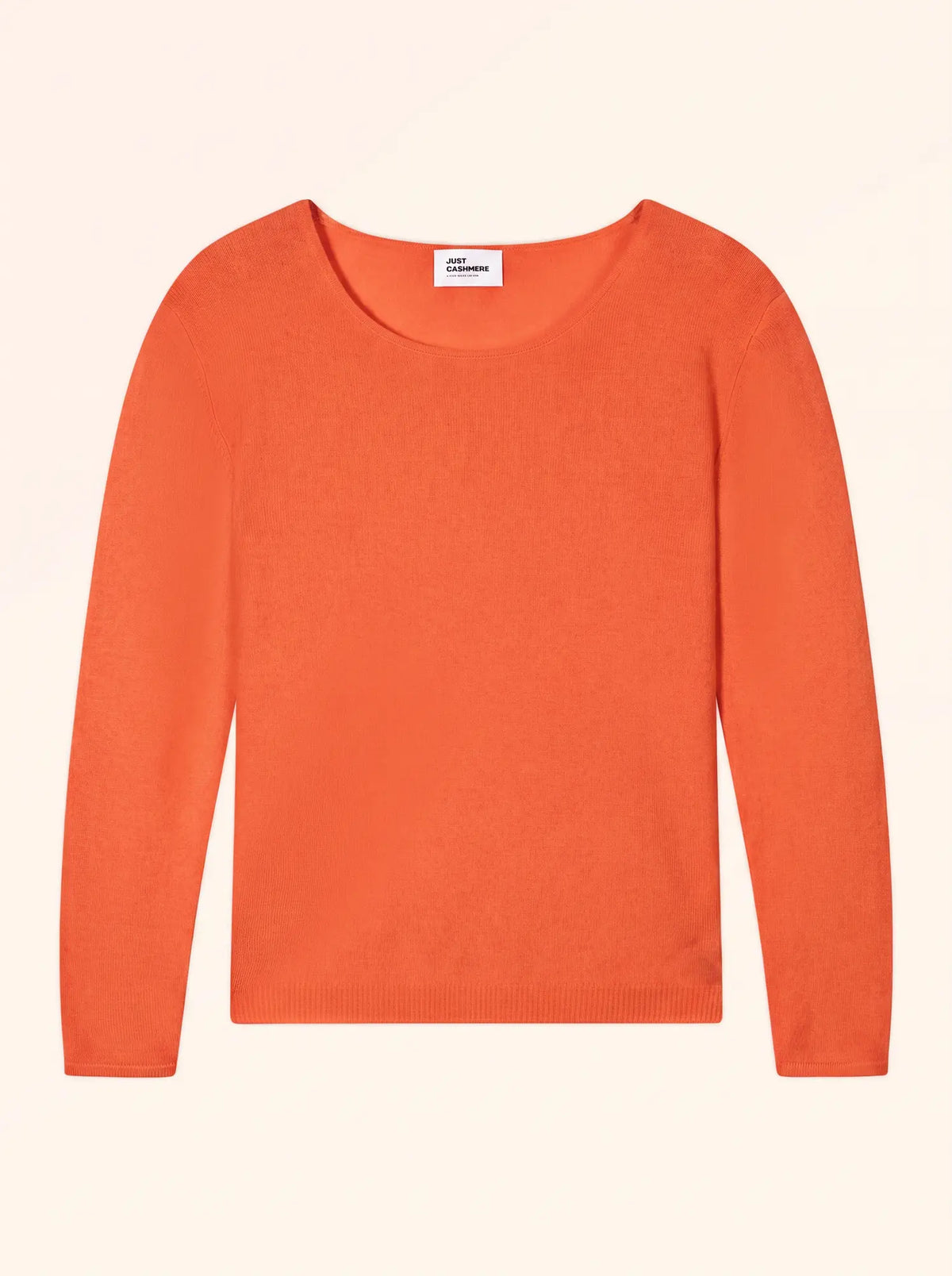 FIONA Pull Col Rond Orange