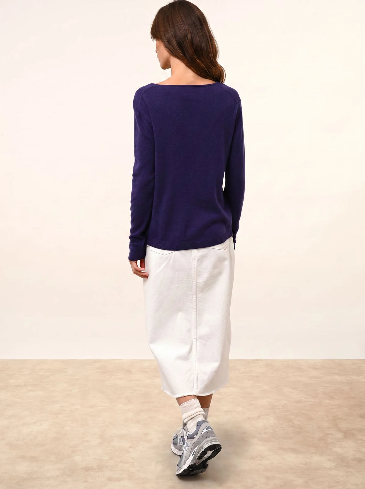FIONA Sweater Crew Neck Deep Purple