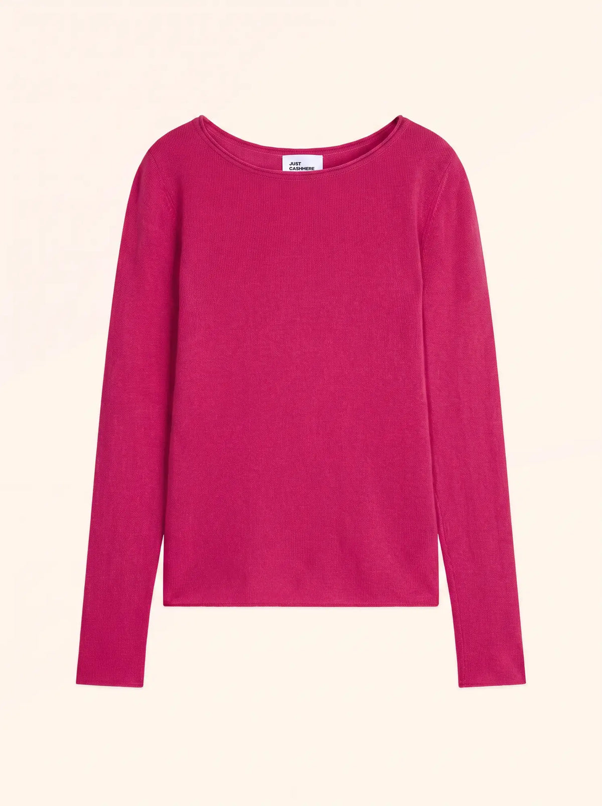 VIVIAN Pull Col Rond Fuchsia