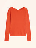 VIVIAN Pull Col Rond Orange