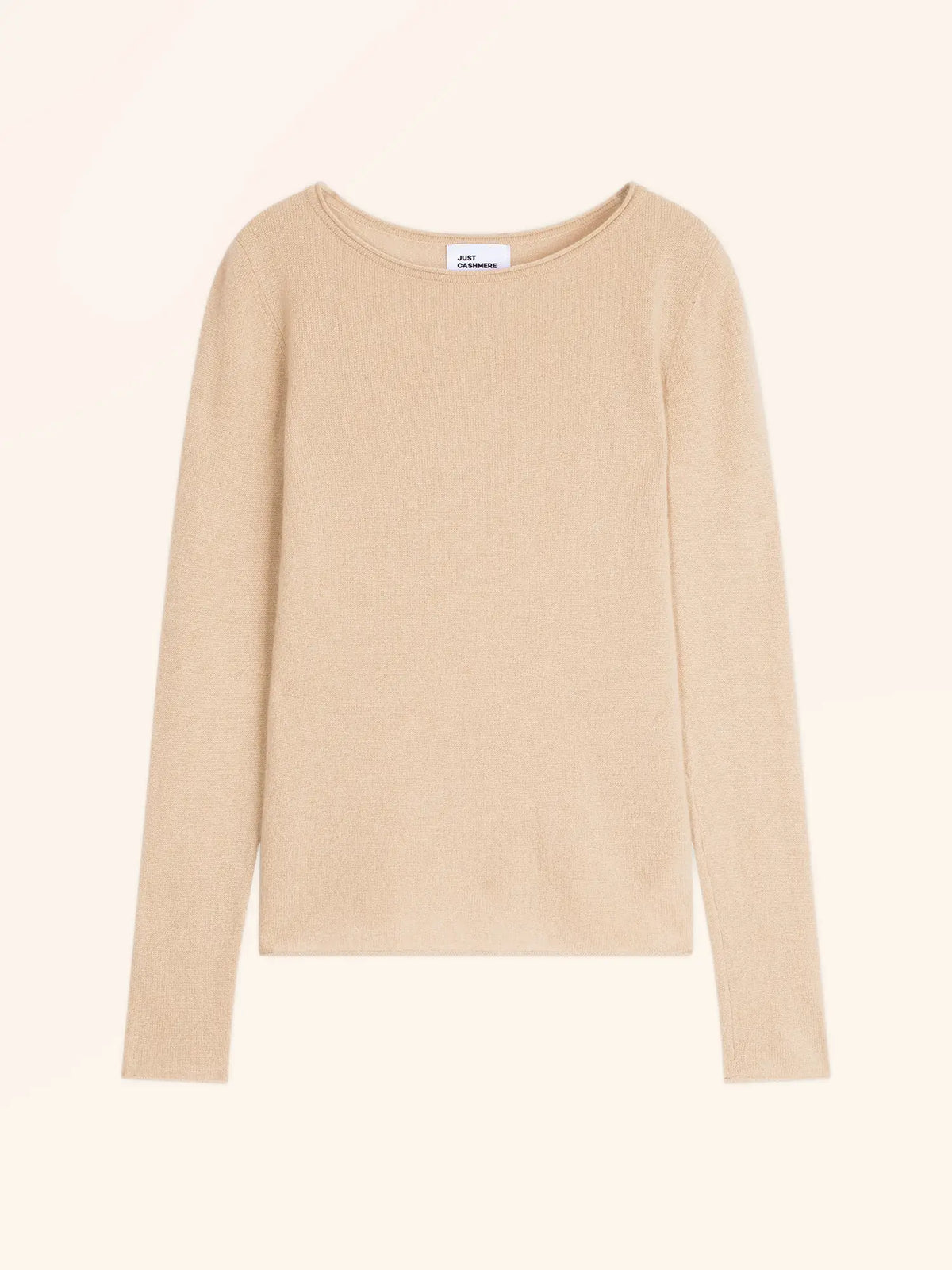 VIVIAN Pull Col Rond Sable
