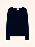 VIVIAN Pull Col Rond Bleu Marine