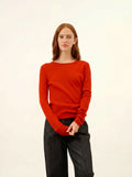 VIVIAN Sweater Crew Neck Red
