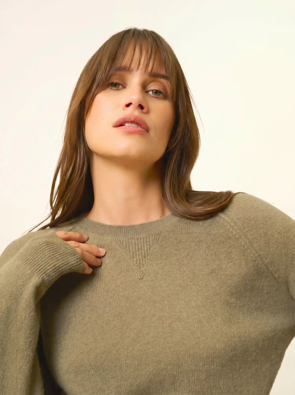 HELEN Pull Col Rond Army