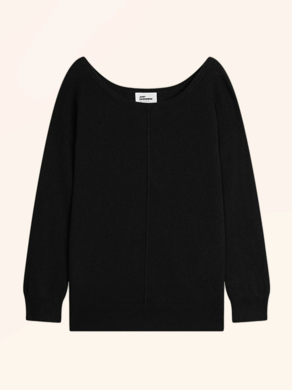 KAREN Sweater Boat Neck Black