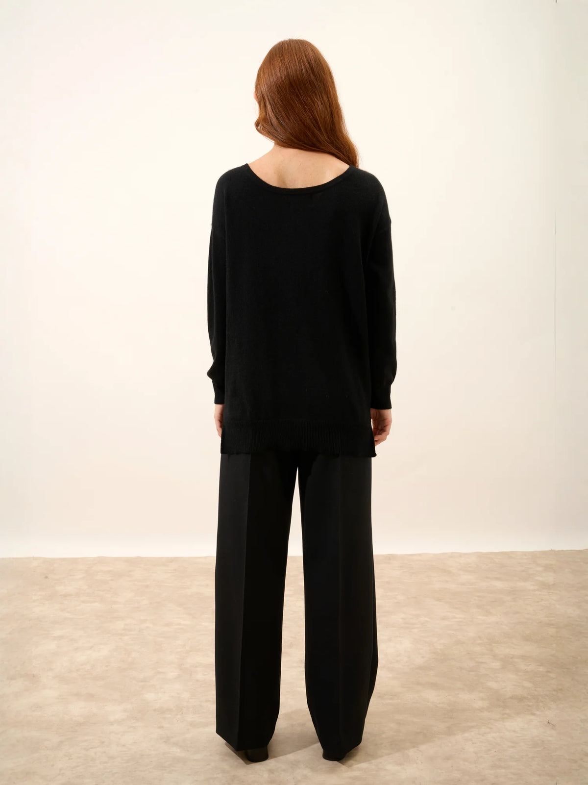 KAREN Pull Col Bateau Noir