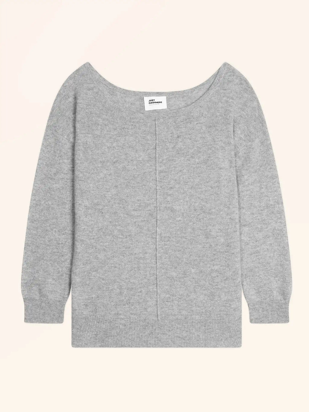 KAREN Pull Col Bateau Nuage Chiné