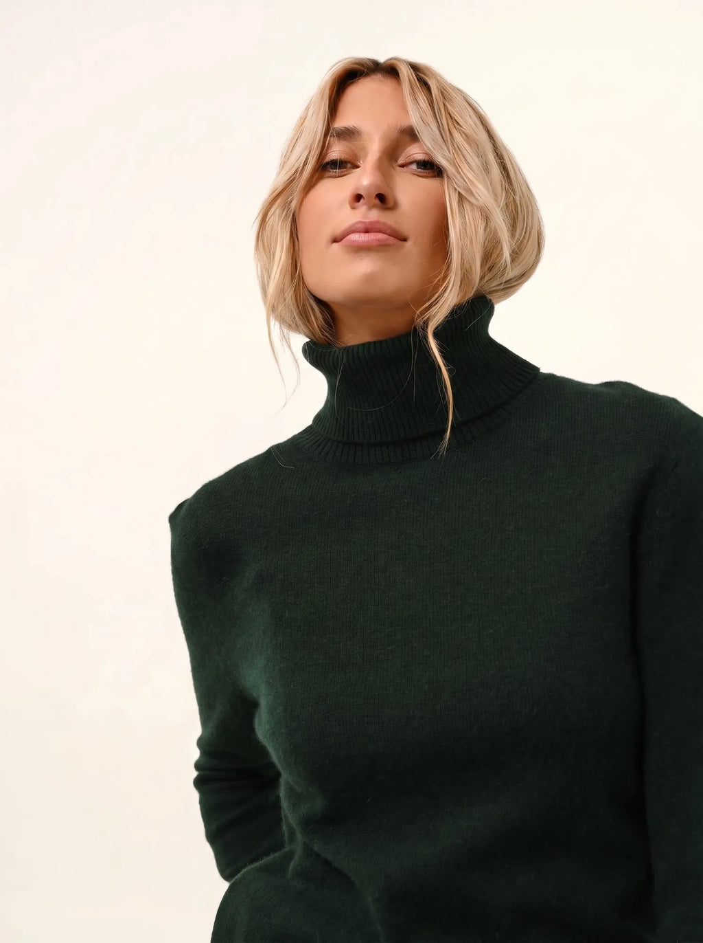 LEXIE Sweater Turtleneck Cypress