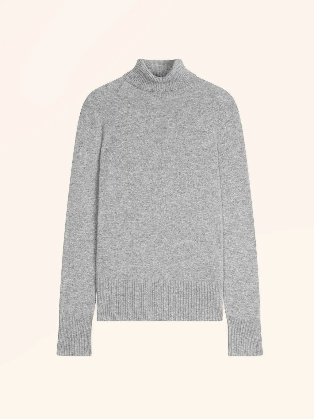 LEXIE Pull Col Roulé Nuage Chiné