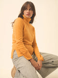 LEXIE Pull Col Roulé Curcuma