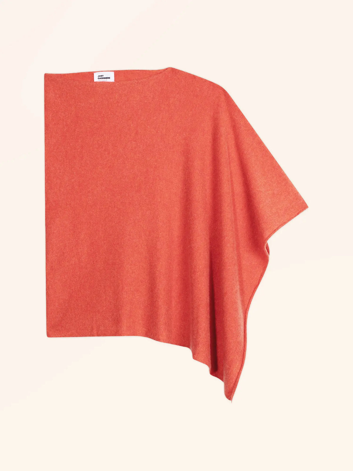 MEREDITH Poncho Orange Chiné