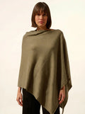 MEREDITH Poncho Army Green