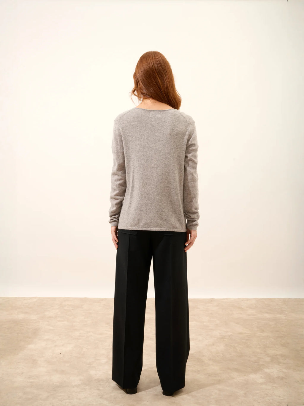 JOAN Pull Col V Nuage Chiné