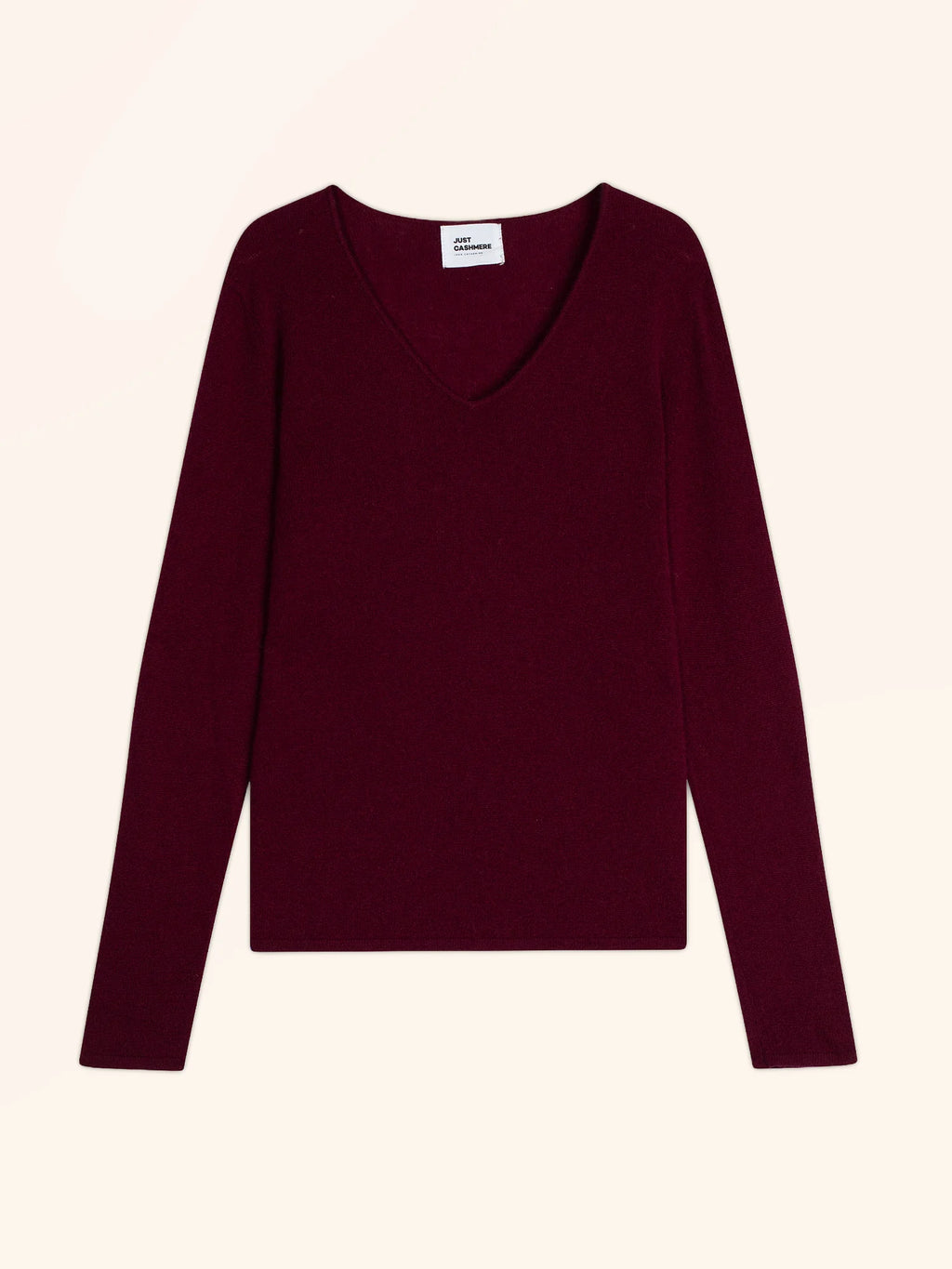 JOAN Sweater V-Neck Burgundy
