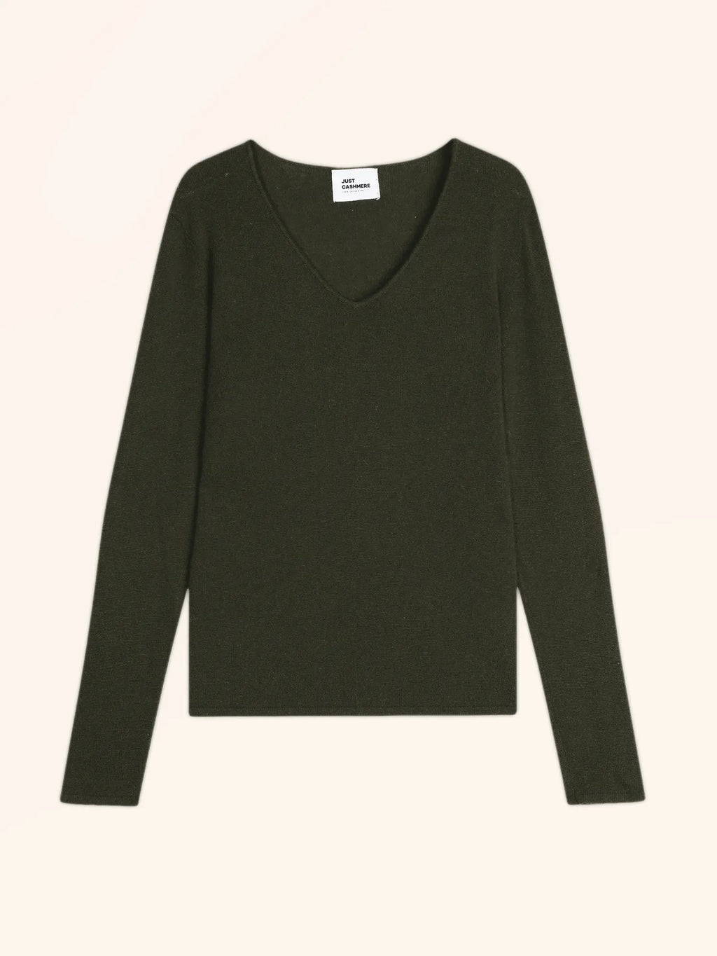 JOAN Pull Col V Kaki