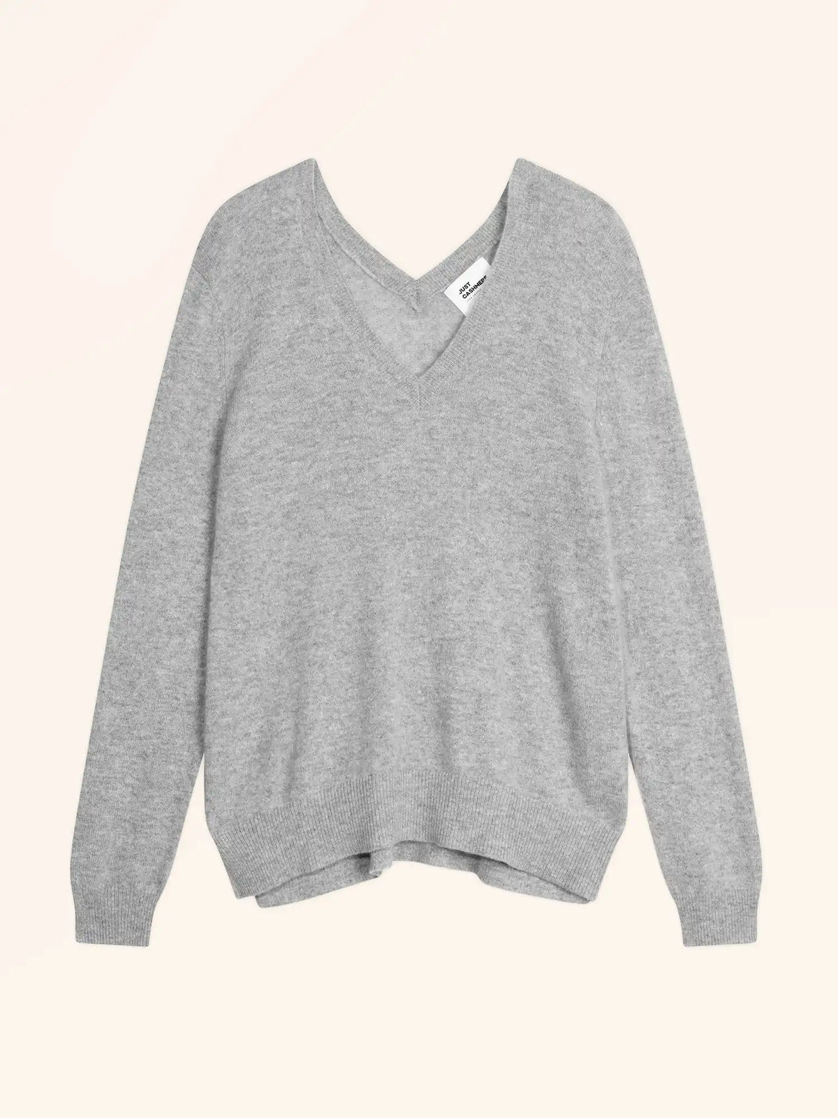 OPAL Sweater V-Neck Front and Back Heather Cloud