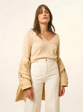 PHOEBE Pull Col V Sable