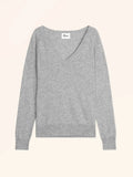 PHOEBE Pull Col V Nuage Chiné