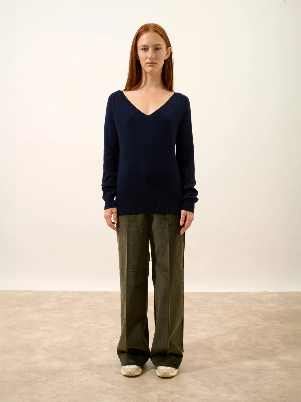 PHOEBE Pull Col V Bleu Marine